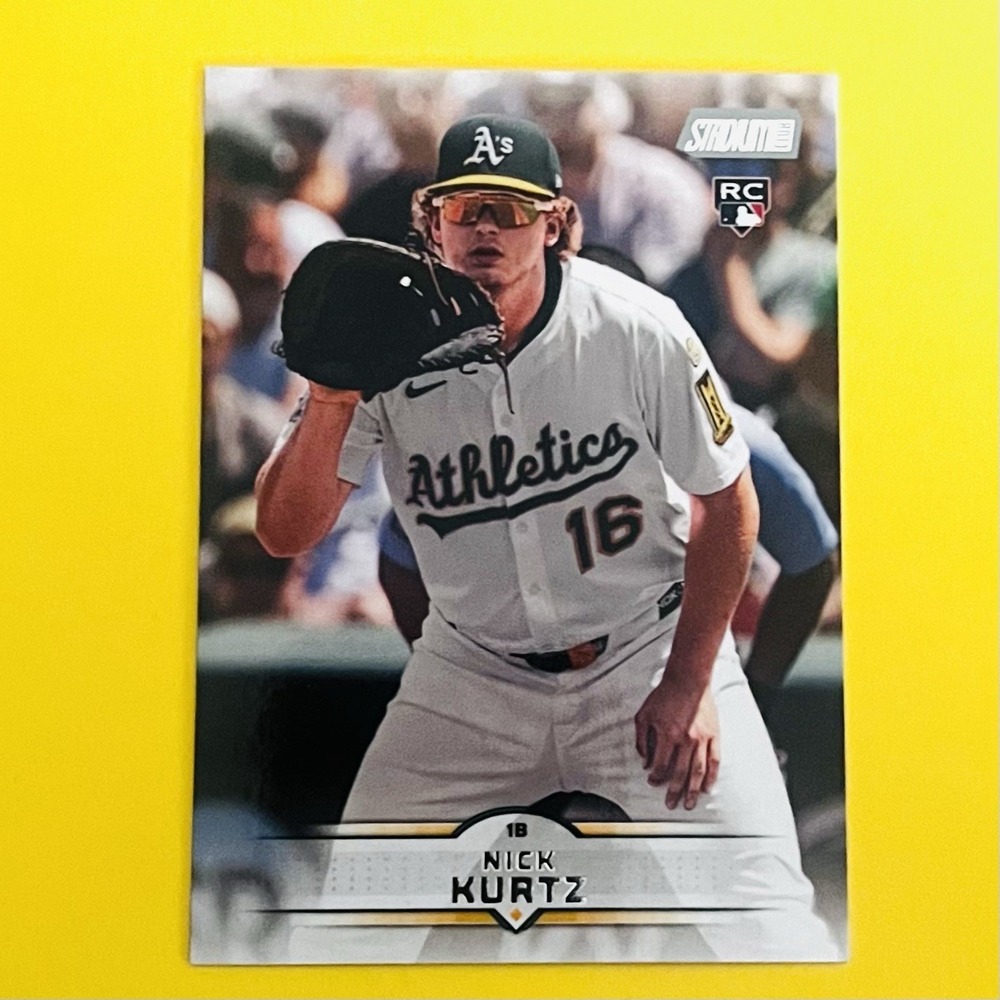 2025 Topps Stadium Club Nick Kurtz Base Rookie Card #9‎ RC Athletics